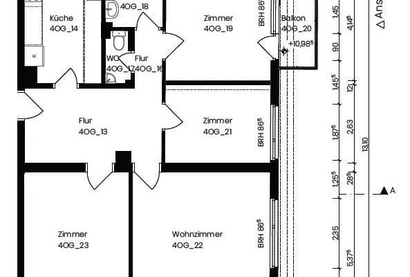 4 bedroom flat to rent, 95 m², Stuttgart 4 bedroom flat to rent, 95 m², Stuttgart