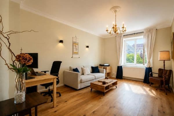2 bedroom with open-plan kitchen flat to rent, 73 m², náměstí Jiřího z Lobkovic, Praha 2 bedroom with open-plan kitchen flat to rent, 73 m², náměstí Jiřího z Lobkovic, Praha