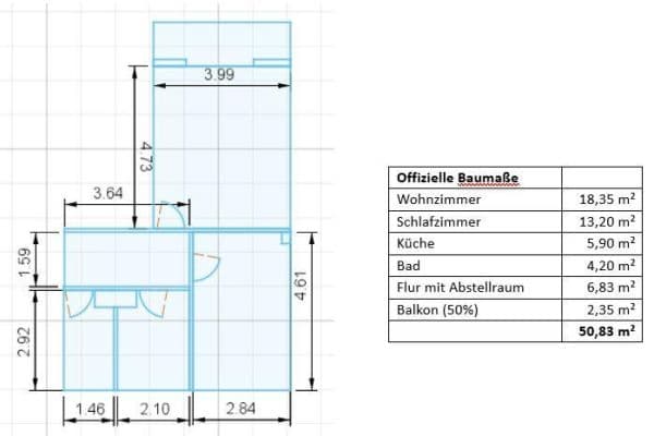 2 bedroom flat for sale, 51 m², Hamburg 2 bedroom flat for sale, 51 m², Hamburg