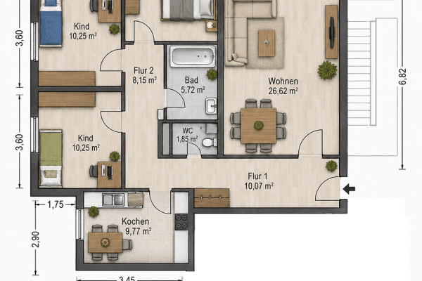 4 bedroom flat for sale, 98 m², Braunschweig 4 bedroom flat for sale, 98 m², Braunschweig