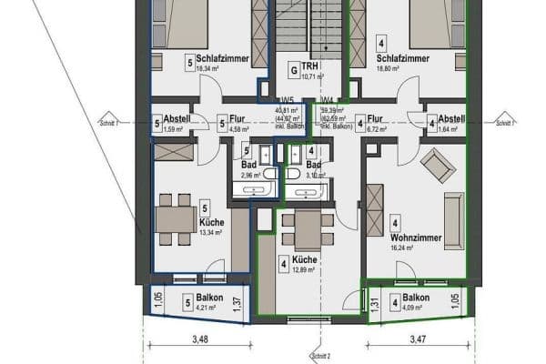 Studio flat for sale, 45 m², Halbergstraße 39, Ludwigshafen am Rhein Studio flat for sale, 45 m², Halbergstraße 39, Ludwigshafen am Rhein