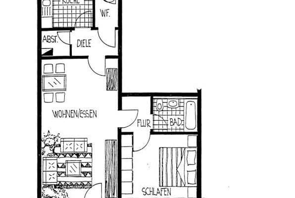 2 bedroom flat to rent, 71 m², Am Klemmberg 9, Weißenfels 2 bedroom flat to rent, 71 m², Am Klemmberg 9, Weißenfels