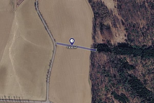 plot for sale, 1,830 m², Myslejovice plot for sale, 1,830 m², Myslejovice