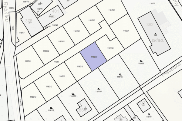 plot for sale, 506 m², K Rybníku, Jesenice plot for sale, 506 m², K Rybníku, Jesenice