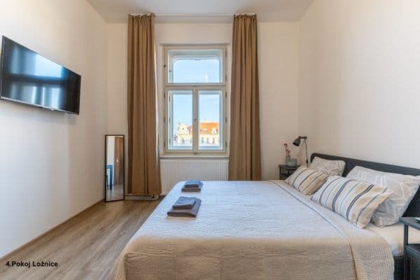 3 bedroom with open-plan kitchen flat for sale, 115 m², Sokolská, Praha 3 bedroom with open-plan kitchen flat for sale, 115 m², Sokolská, Praha