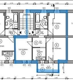 2 bedroom flat for sale, 58 m², Borna 2 bedroom flat for sale, 58 m², Borna