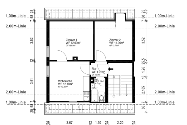 1 bedroom with open-plan kitchen flat for sale, 42 m², Weststraße, Bochum 1 bedroom with open-plan kitchen flat for sale, 42 m², Weststraße, Bochum