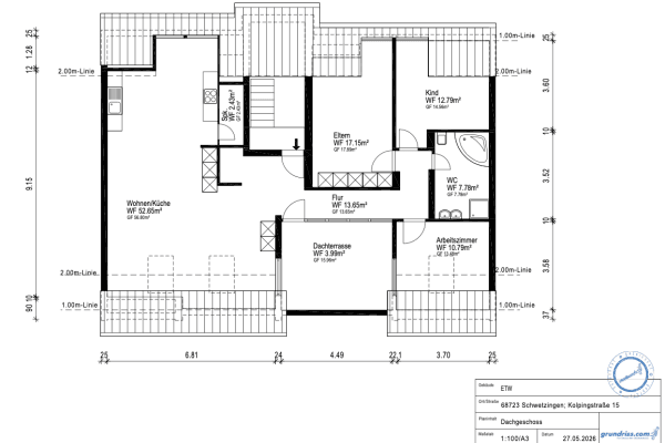3 bedroom with open-plan kitchen flat for sale, 121 m², Schwetzingen 3 bedroom with open-plan kitchen flat for sale, 121 m², Schwetzingen