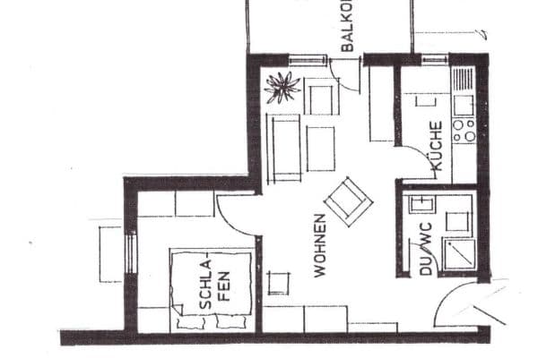 2 bedroom flat to rent, 48 m², Nürtingen 2 bedroom flat to rent, 48 m², Nürtingen