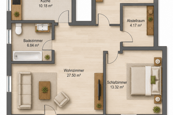 3 bedroom flat to rent, 73 m², Hauptstraße 4c, Cossebaude, Saxony 3 bedroom flat to rent, 73 m², Hauptstraße 4c, Cossebaude, Saxony
