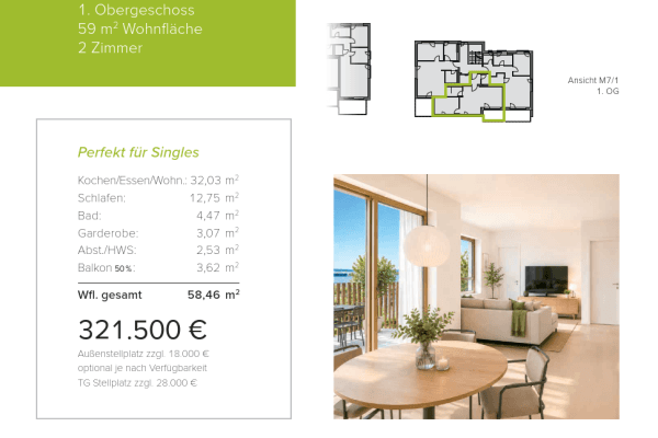 2 bedroom flat for sale, 59 m², Moltkestr. 7, Langenau, Baden-Württemberg 2 bedroom flat for sale, 59 m², Moltkestr. 7, Langenau, Baden-Württemberg