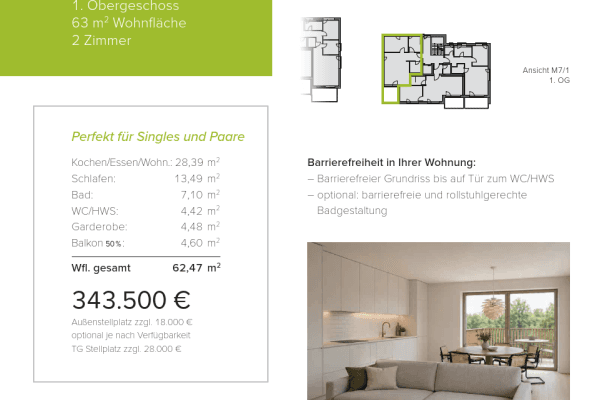 2 bedroom flat for sale, 63 m², Moltkestr. 7, Langenau, Baden-Württemberg 2 bedroom flat for sale, 63 m², Moltkestr. 7, Langenau, Baden-Württemberg