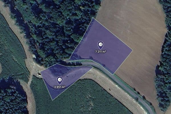 plot for sale, 9,302 m², Hluboká plot for sale, 9,302 m², Hluboká