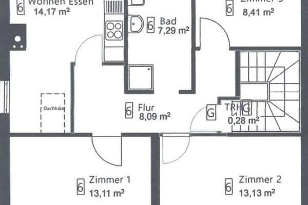 2 bedroom with open-plan kitchen flat to rent, 65 m², Löwensteiner Str. 20, Mainhardt 2 bedroom with open-plan kitchen flat to rent, 65 m², Löwensteiner Str. 20, Mainhardt