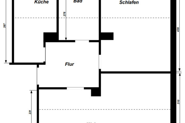 2 bedroom flat to rent, 50 m², Wiprechtstraße 38, Borna 2 bedroom flat to rent, 50 m², Wiprechtstraße 38, Borna