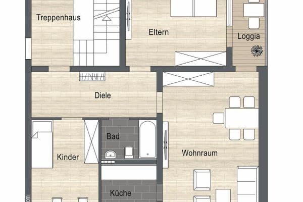 3 bedroom flat to rent, 80 m², Essen 3 bedroom flat to rent, 80 m², Essen