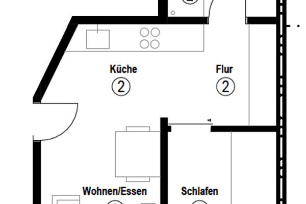 2 bedroom flat to rent, 31 m², Plieningen, Baden-Württemberg 2 bedroom flat to rent, 31 m², Plieningen, Baden-Württemberg