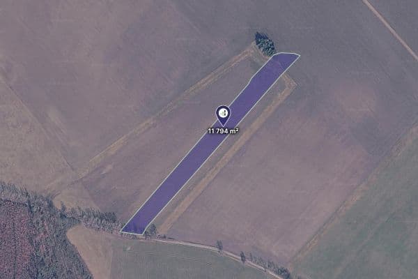 plot for sale, 11,794 m², Obrubce plot for sale, 11,794 m², Obrubce
