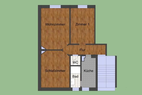 3 bedroom flat to rent, 66 m², Offenbach am Main, Hesse 3 bedroom flat to rent, 66 m², Offenbach am Main, Hesse