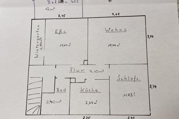 3 bedroom with open-plan kitchen flat to rent, 80 m², Sehnde 3 bedroom with open-plan kitchen flat to rent, 80 m², Sehnde
