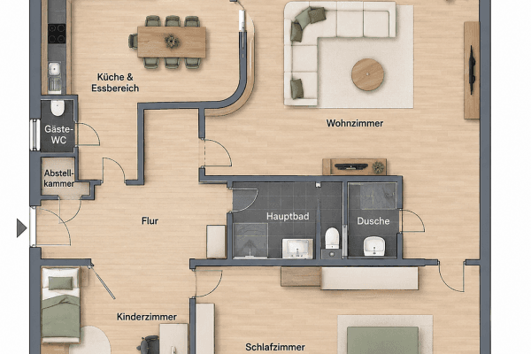 2 bedroom with open-plan kitchen flat for sale, 80 m², Waterloostrße 6, Dortmund 2 bedroom with open-plan kitchen flat for sale, 80 m², Waterloostrße 6, Dortmund
