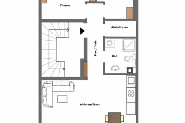 3 bedroom flat to rent, 60 m², Kelsterbach 3 bedroom flat to rent, 60 m², Kelsterbach