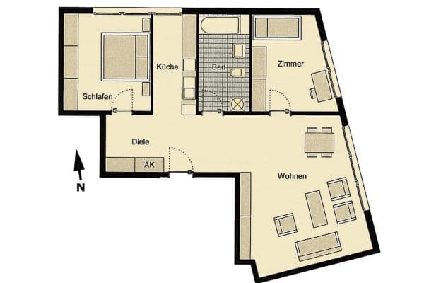 3 bedroom flat for sale, 86 m², Eisnergutbogen 35, München, Bavaria 3 bedroom flat for sale, 86 m², Eisnergutbogen 35, München, Bavaria
