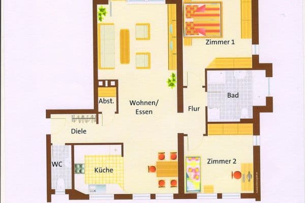 3 bedroom flat to rent, 96 m², Schulstraße 20a, 64572 Büttelborn 3 bedroom flat to rent, 96 m², Schulstraße 20a, 64572 Büttelborn