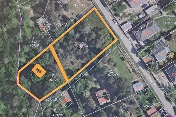 plot for sale, 2,498 m², Hradištko plot for sale, 2,498 m², Hradištko