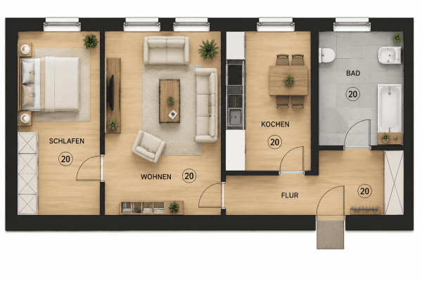 2 bedroom flat to rent, 65 m², Leipziger Str. 29, Magdeburg, Saxony-Anhalt 2 bedroom flat to rent, 65 m², Leipziger Str. 29, Magdeburg, Saxony-Anhalt