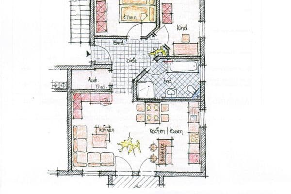 3 bedroom flat to rent, 96 m², Reichsdorfstraße 3, Sennfeld 3 bedroom flat to rent, 96 m², Reichsdorfstraße 3, Sennfeld