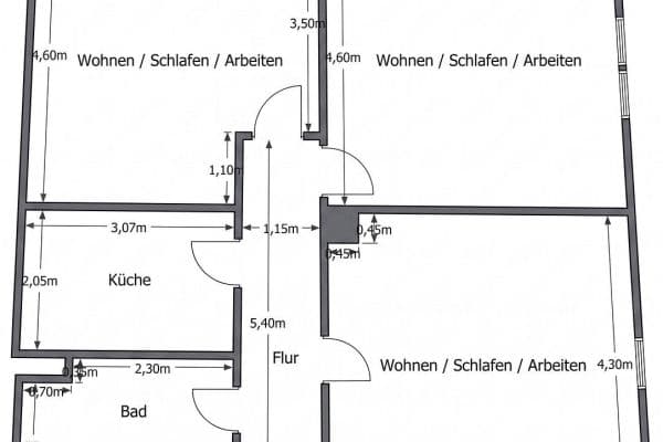 3 bedroom flat for sale, 80 m², K3 2, Mannheim 3 bedroom flat for sale, 80 m², K3 2, Mannheim