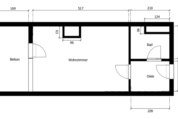 1 bedroom flat to rent, 28 m², Mailänderstraße 18, Frankfurt am Main 1 bedroom flat to rent, 28 m², Mailänderstraße 18, Frankfurt am Main
