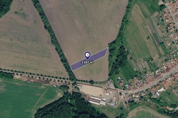 plot for sale, 3,887 m², Ladná plot for sale, 3,887 m², Ladná