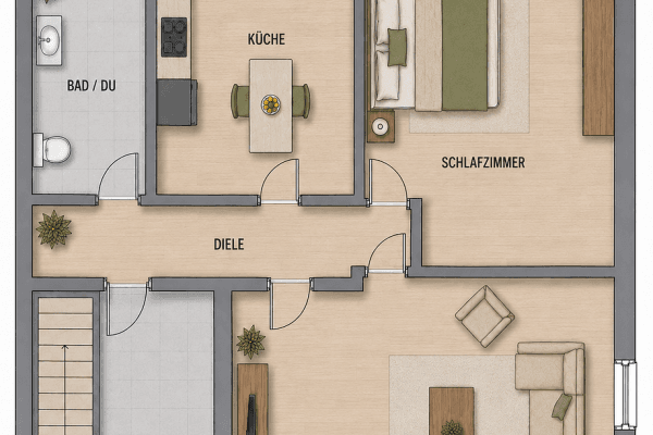 2 bedroom flat to rent, 59 m², Waldecker Str 11, Duisburg, North Rhine-Westphalia 2 bedroom flat to rent, 59 m², Waldecker Str 11, Duisburg, North Rhine-Westphalia