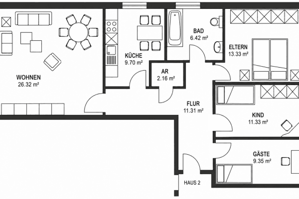 4 bedroom flat for sale, 96 m², Stuhr-Brinkum 4 bedroom flat for sale, 96 m², Stuhr-Brinkum