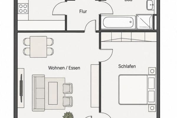 2 bedroom flat for sale, 63 m², Wiesbaden 2 bedroom flat for sale, 63 m², Wiesbaden