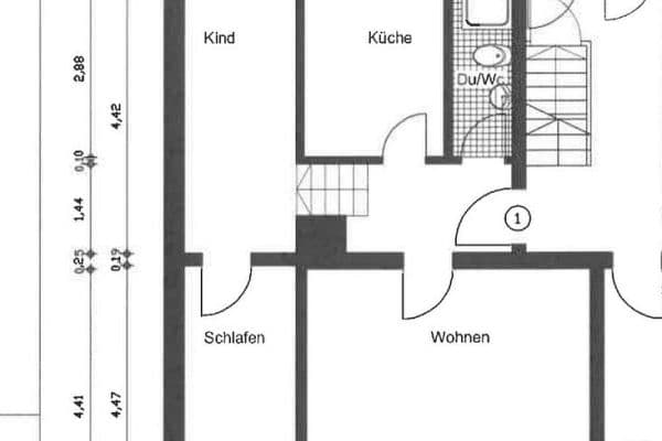 2 bedroom flat to rent, 49 m², Schwarzbach 82, Wuppertal 2 bedroom flat to rent, 49 m², Schwarzbach 82, Wuppertal