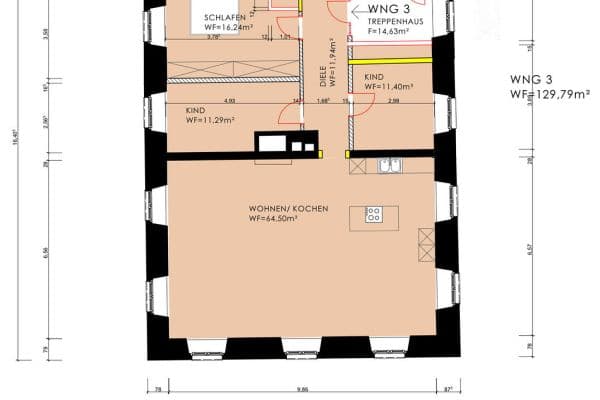 4 bedroom flat to rent, 130 m², Oberhaslbach 4 bedroom flat to rent, 130 m², Oberhaslbach