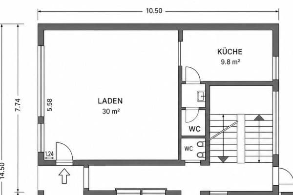 office to rent, 43 m², Duisburg office to rent, 43 m², Duisburg