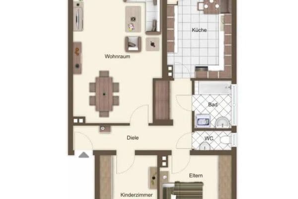 3 bedroom flat to rent, 81 m², Marienburger Straße 8, Aachen, North Rhine-Westphalia 3 bedroom flat to rent, 81 m², Marienburger Straße 8, Aachen, North Rhine-Westphalia