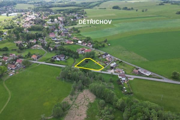 plot for sale, 3,500 m², Dětřichov, Liberecký Region plot for sale, 3,500 m², Dětřichov, Liberecký Region