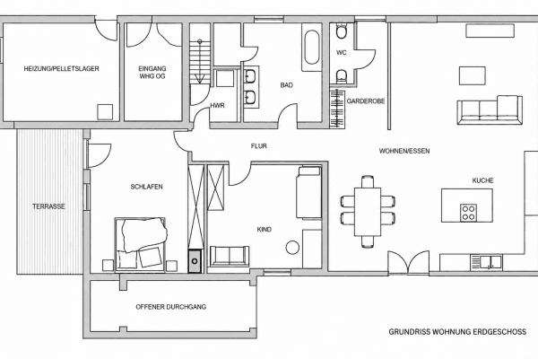 2 bedroom with open-plan kitchen flat to rent, 133 m², Niefern-Öschelbronn 2 bedroom with open-plan kitchen flat to rent, 133 m², Niefern-Öschelbronn