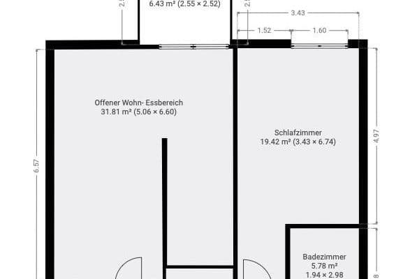 2 bedroom flat to rent, 68 m², Oberurseler Weg 3, Frankfurt, Hesse 2 bedroom flat to rent, 68 m², Oberurseler Weg 3, Frankfurt, Hesse
