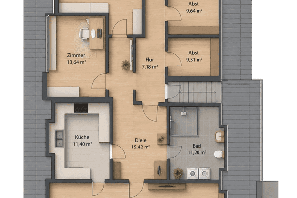 2 bedroom with open-plan kitchen flat to rent, 120 m², Schrobenhausen, Bavaria 2 bedroom with open-plan kitchen flat to rent, 120 m², Schrobenhausen, Bavaria