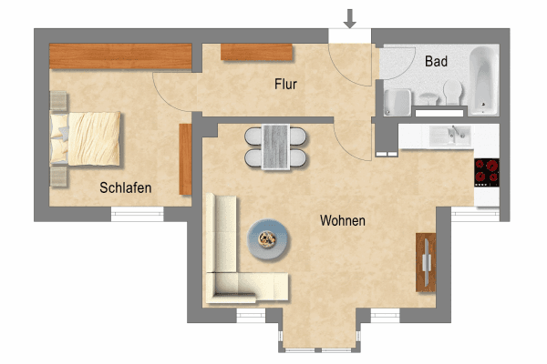 2 bedroom flat to rent, 52 m², Wolfratshauser Str. 243, München, Bavaria 2 bedroom flat to rent, 52 m², Wolfratshauser Str. 243, München, Bavaria