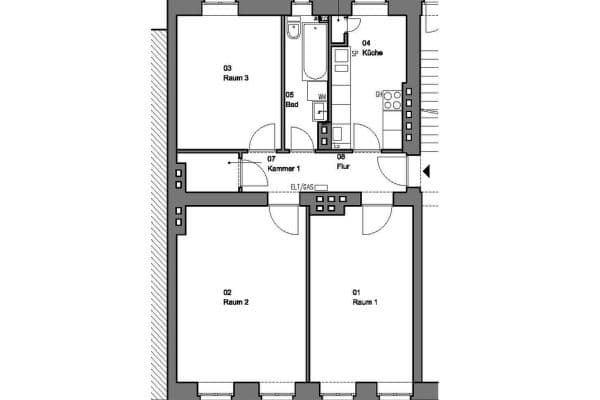 3 bedroom flat to rent, 80 m², Leopoldstr.28, Berlin, Berlin 3 bedroom flat to rent, 80 m², Leopoldstr.28, Berlin, Berlin