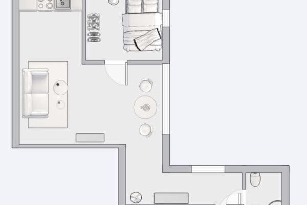 2 bedroom flat for sale, 47 m², Prager Strasse 3, Berlin, Berlin 2 bedroom flat for sale, 47 m², Prager Strasse 3, Berlin, Berlin