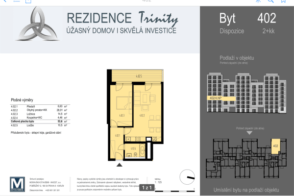 1 bedroom with open-plan kitchen flat to rent, 64 m², U Mlýnského kanálu, Praha 1 bedroom with open-plan kitchen flat to rent, 64 m², U Mlýnského kanálu, Praha