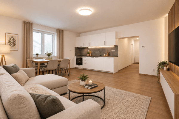 1 bedroom with open-plan kitchen flat for sale, 55 m², Československé armády, Ostrava 1 bedroom with open-plan kitchen flat for sale, 55 m², Československé armády, Ostrava